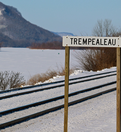 Trempealeau town sign